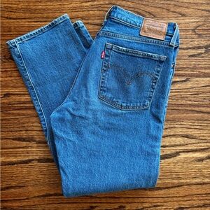 Levi's Wedgie Straight Blue Jeans